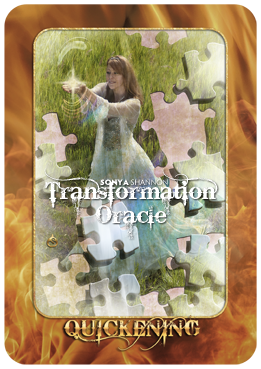 Quickening card in Sonya Shannon's Transformation Oracle