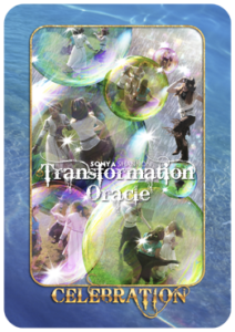 Celebration card in Sonya Shannon's Transformation Oracle