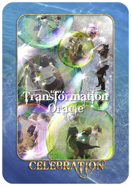 Celebration card in Sonya Shannon's Transformation Oracle