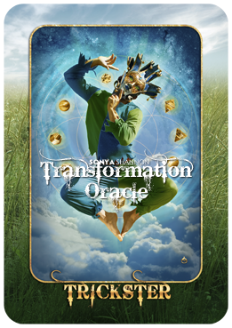 Trickster card in Sonya Shannon's Transformation Oracle